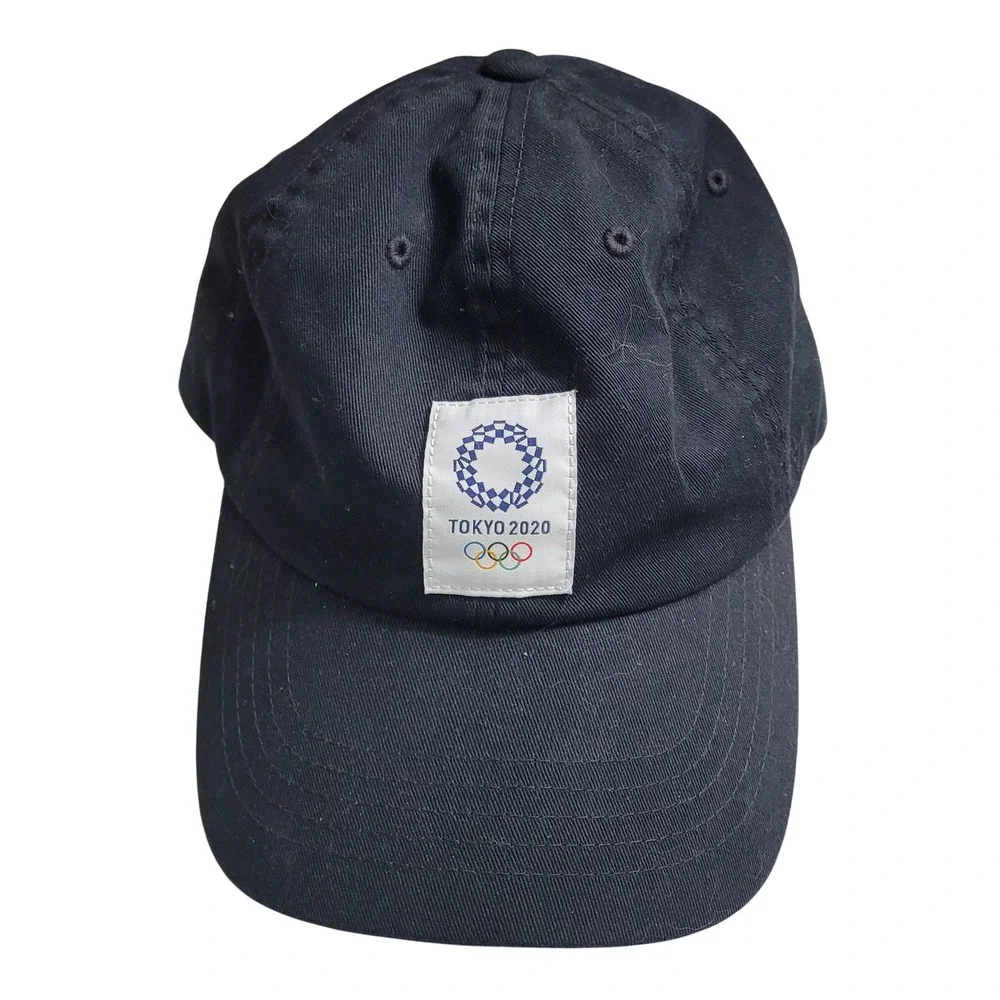 Tokyo 2020 Olympics Official Licensed Baseball Cap Navy Blue Adjustable Hat